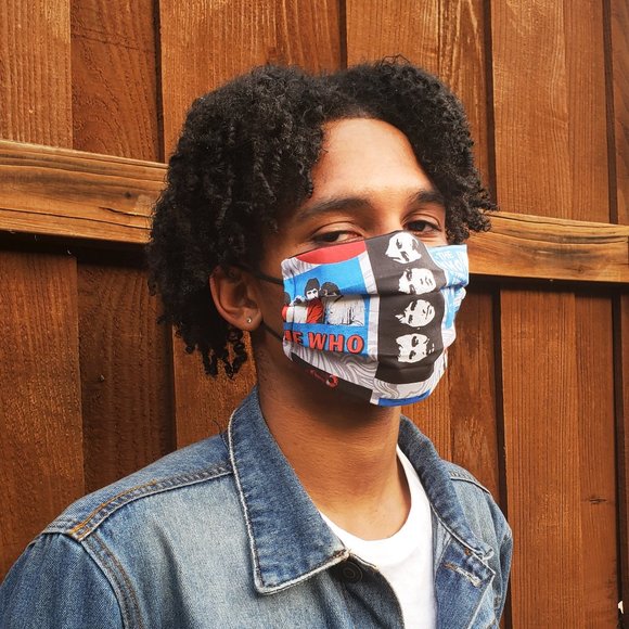 The Who Handmade Cotton Face Mask,Reuse/Wash - Picture 3 of 4